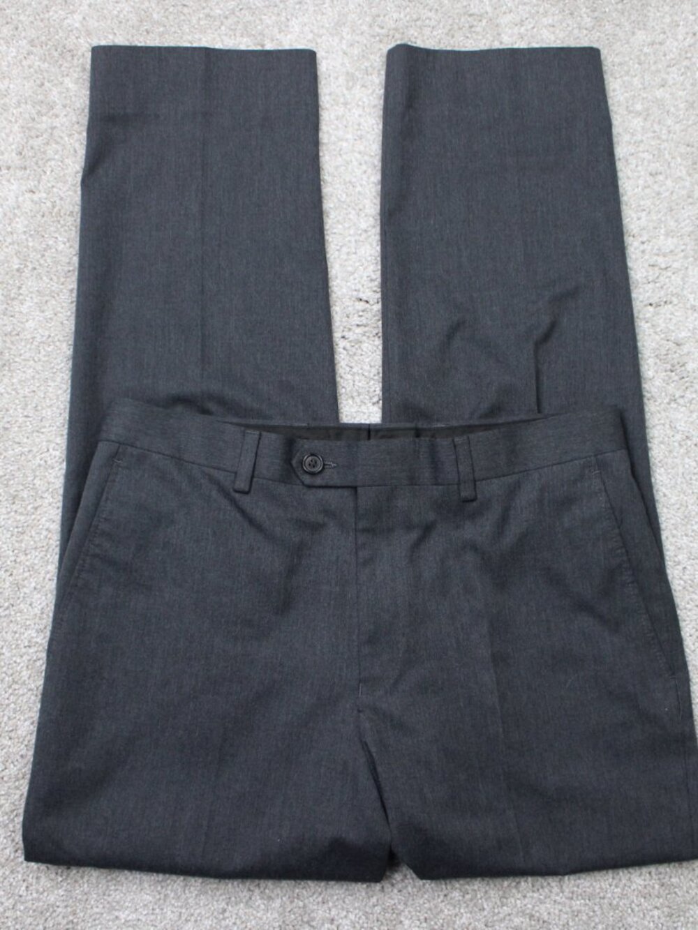 LAUREN Ralph Lauren Pants Womens 20R (30x27) Gray Polyester/Rayon Flat Front